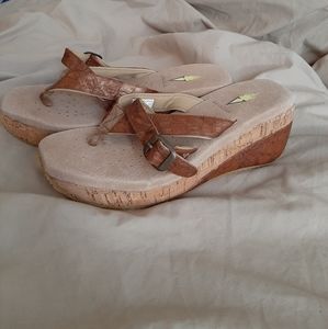 Volatile Wedge With Adjustable Tan Straps 8